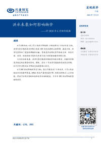 评2020年6月物价数据:洪水来袭如何影响物价