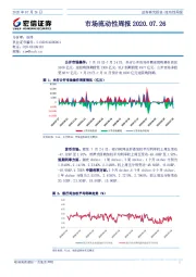 市场流动性周报