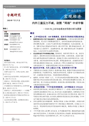 2020年上半年宏观经济形势分析与展望：内外三重压力不减，政策“两难”中求平衡