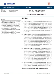 站在2025看中国系列之二：新冷战、半脱钩与双循环