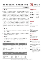 海外研究日报：美国疫苗有望上市，提振美股单日行情