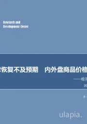 经济高频数据周度跟踪：建筑需求恢复不及预期 内外盘商品价格共振回落