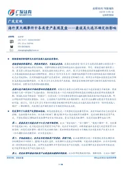 广发宏观：兼谈美大选不确定性影响-海外黑天鹅事件中各类资产表现复盘