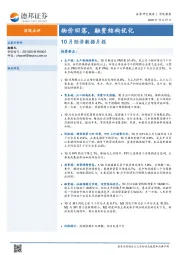 10月经济数据月报：物价回落，融资结构优化