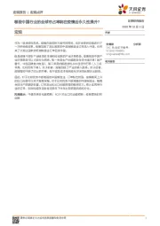 宏观点评：哪些中国行业的全球市占率能在疫情后永久性提升？