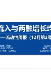 流动性周报（12月第2周）：外资流入与两融增长均放缓