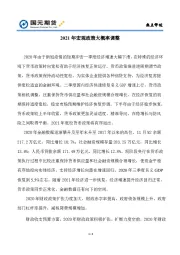 热点评述：2021年宏观政策大概率调整