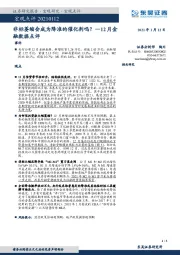 12月金融数据点评：非标萎缩会成为降准的催化剂吗？
