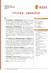 数据点评：牛市+严监管，社融结构多有变