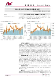 2020年12月大陆进出口数据点评：出口端保持强劲，进口端相对较弱