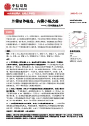 12月外贸数据点评：外需总体稳定，内需小幅改善