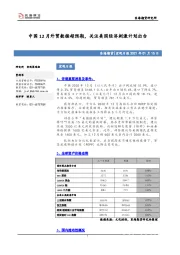 宏观日报：中国12月外贸数据超预期，关注美国经济刺激计划出台