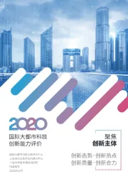 2020国际大都市科技创新能力评价