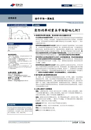 海外市场一周概览：实际利率对资本市场影响几何？