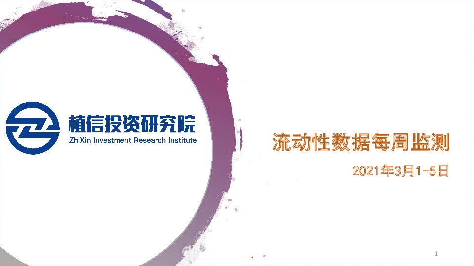 流动性数据每周监测