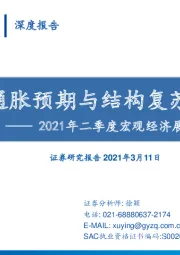 2021年二季度宏观经济展望与资产配置建议：通胀预期与结构复苏