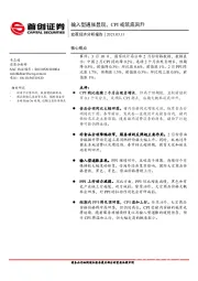 宏观经济分析报告：输入型通胀显现，CPI或筑底回升