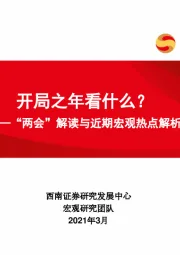 “两会”解读与近期宏观热点解析：开局之年看什么？