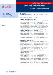 2021年3月份宏观经济数据预测：货币平稳 物价结构翻转