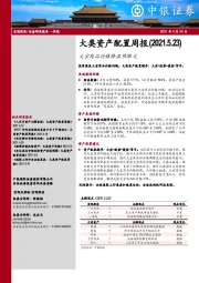 大类资产配置周报：大宗商品价格降温难降火