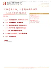 宏观高频数据跟踪：下游需求旺盛，大宗商品价格回落