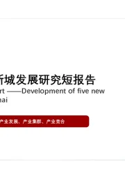 2021年上海五大新城发展研究短报告
