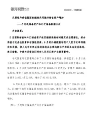 5月我储备资产和外汇储备数据分析：交易性与估值性因素继续共同推升储备资产增加