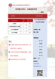 点评报告：信贷稳步增长，社融继续回落