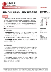 宏观策略日报：我国5月经济表现分化，美联储预期加息提前