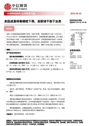 宏观策略日报：美国成屋销售继续下滑，美联储不急于加息