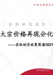 实体经济政策图谱2021年第5期：大宗价格再现分化