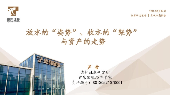 放水的“姿势”、收水的“架势”与资产的走势
