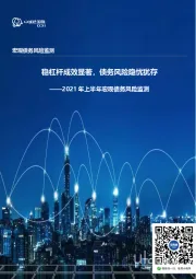 2021年上半年宏观债务风险监测：稳杠杆成效显著，债务风险隐忧犹存