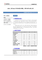宏观日报：OPEC上修2022年原油需求预期，国际油价全线上涨