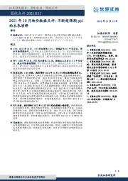 2021年10月物价数据点评：不断超预期ppi的未来演绎