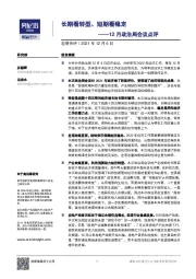 12月政治局会议点评：长期看转型、短期看稳定