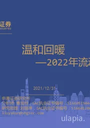 2022年流动性展望：温和回暖