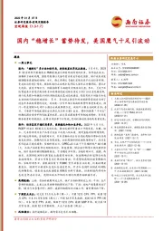 宏观周报：国内“稳增长”蓄势待发，美国鹰气十足引波动