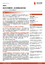 2021年12月进出口数据点评：渡过年末消费旺季，出口回落拐点渐行渐近