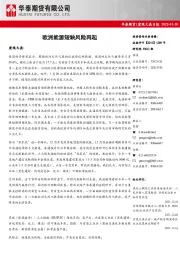 宏观大类日报：欧洲能源短缺风险再起