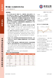 2月通胀数据点评：警惕输入性通胀重来风险