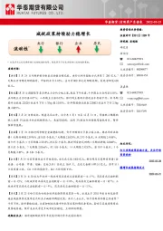 宏观资产负债表：减税政策持续助力稳增长