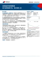 宏观经济宏观周报：国内疫情继续扩散，物价继续上涨