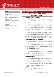 2022年3月经济数据点评：“油上”对冲“猪下”推涨CPI 今年通胀压力仍然较大