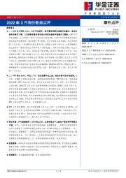 2022年3月物价数据点评