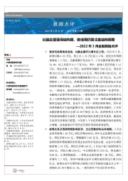 2022年3月金融数据点评:社融总量强但结构弱,宽信用仍需注重结构调整