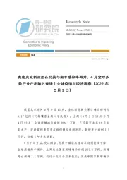 全球疫情与经济观察：奥密克戎新亚型在北美与南非感染率再升，4月全球多数行业产出陷入衰退