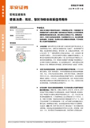 宏观深度报告：提振消费：现状、掣肘和哪些政策值得期待