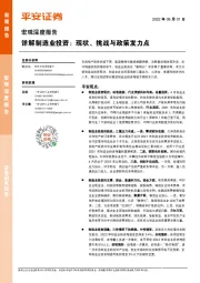 宏观深度报告：详解制造业投资：现状、挑战与政策发力点