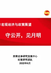 2022年下半年宏观经济与政策展望：守云开，见月明